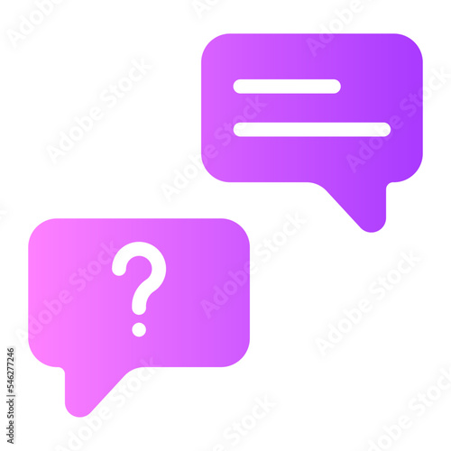 quiz gradient icon