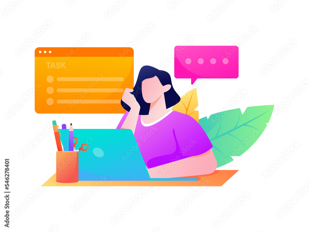 Business work character flat vector concept operation illustration
Business work character flat vector concept operation illustration
