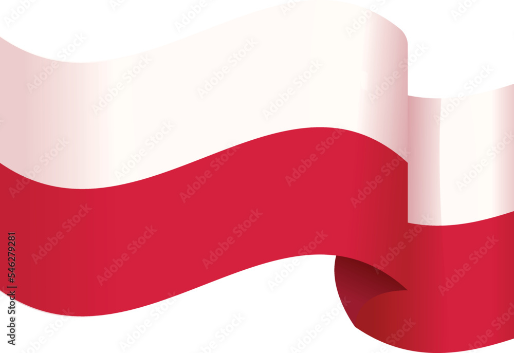 Wind poland flag icon cartoon vector. Travel map. Food culture Wind poland flag icon cartoon vector. Travel map. Food culture