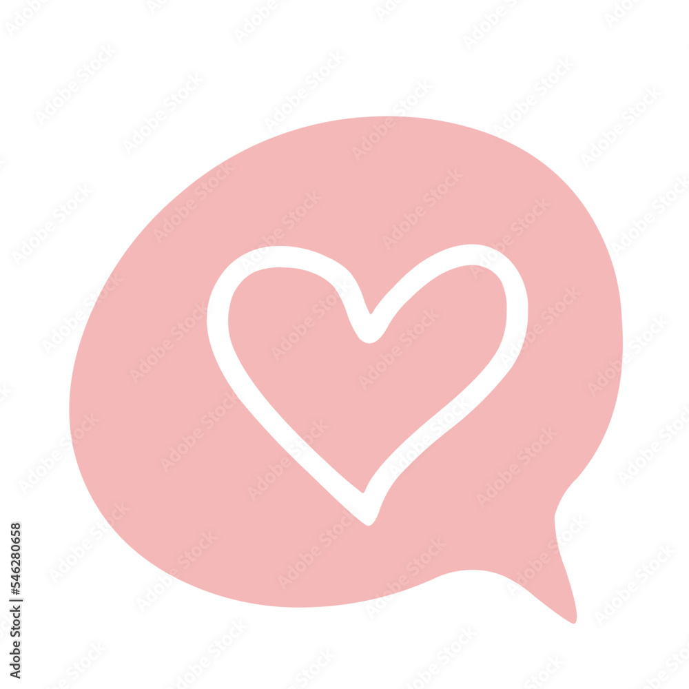 Valentine Doodle Heart bubble Valentine Doodle Heart bubble