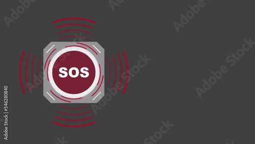 Sos machine, alarming for danger