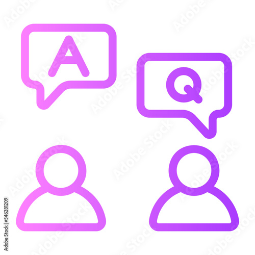 faq gradient icon