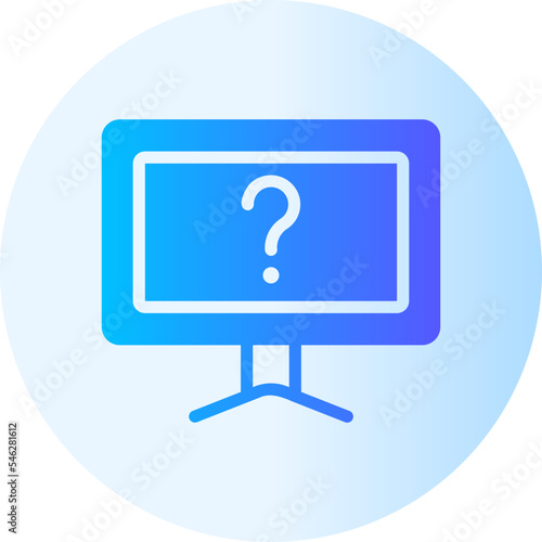 tv show gradient icon