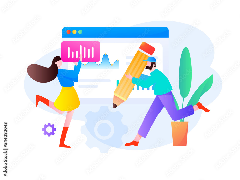 Business work character flat vector concept operation illustration
Business work character flat vector concept operation illustration
