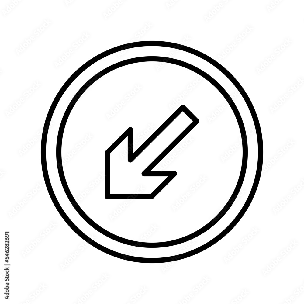 Keep Left Icon Keep Left Icon