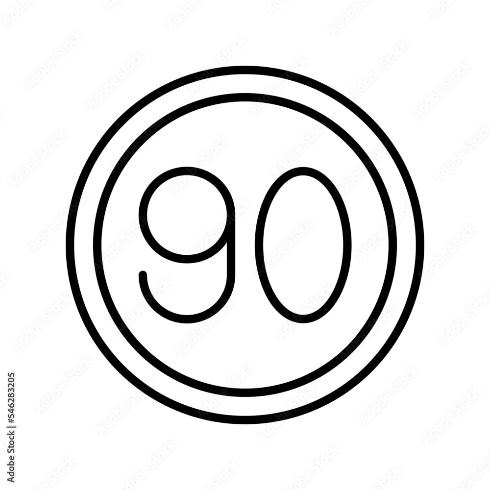 Speed Limit Icon Speed Limit Icon