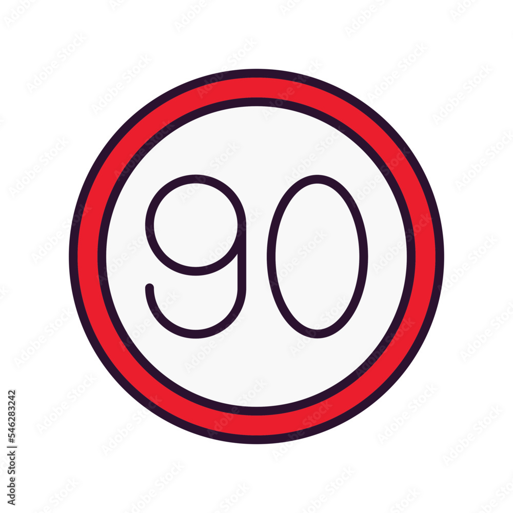 Speed Limit Icon Speed Limit Icon