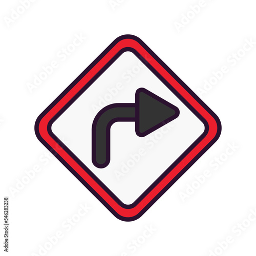 Free Download Turn Right Icon - GFXLoad