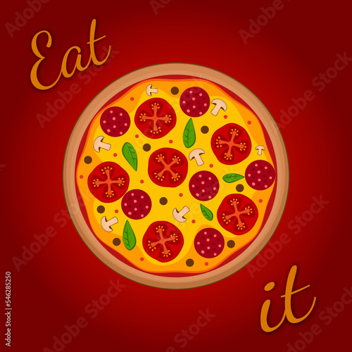 pizza illustration