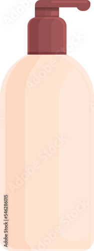 Conditioner dispenser icon cartoon vector. Makeup blush. Cosmetic shadow