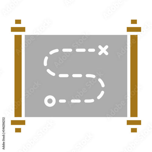 Treasure Map Icon Style