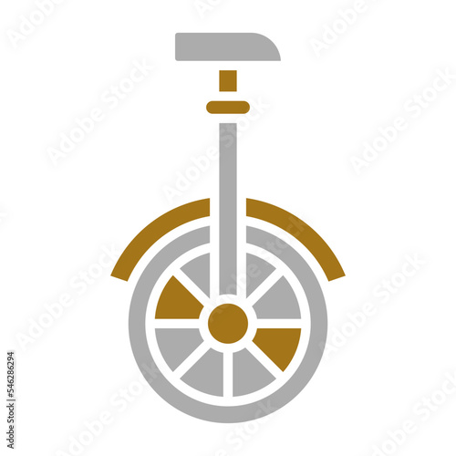 Monocycle Icon Style
