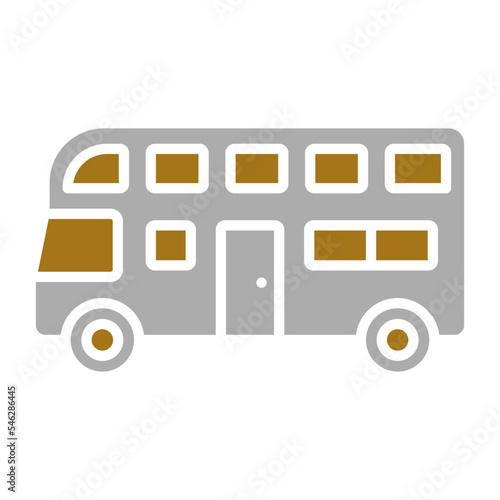 Double Decker Icon Style