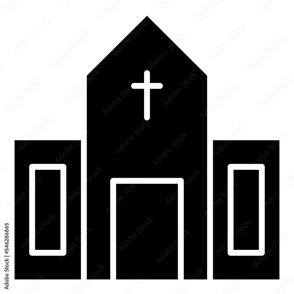 Obraz premium church icon