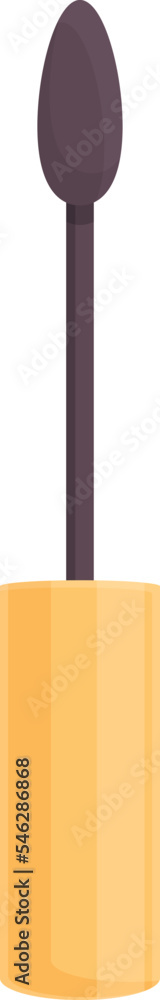 Eye brush icon cartoon vector. Cosmetic makeup. Fashion product Eye brush icon cartoon vector. Cosmetic makeup. Fashion product