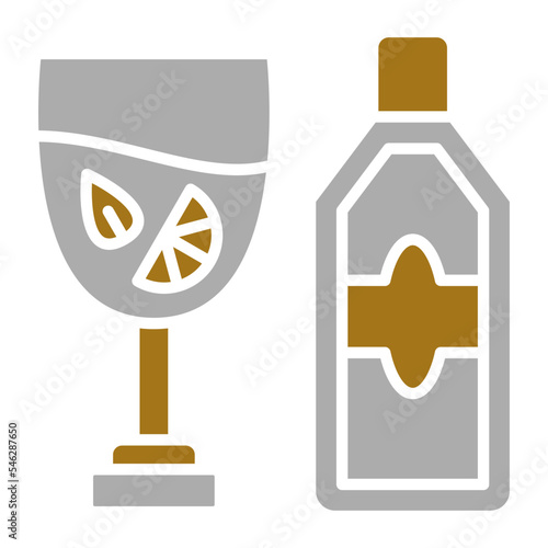 Gin Tonic Icon Style photo