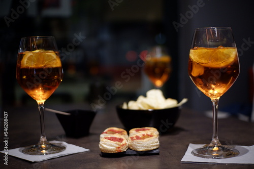 Spriz aperitivo con cichetti in Italia Veneto