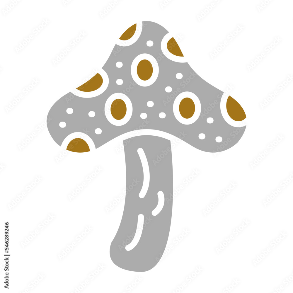 Mushroom Icon Style Mushroom Icon Style