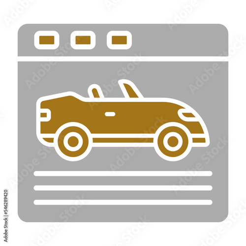 Racing Game Icon Style