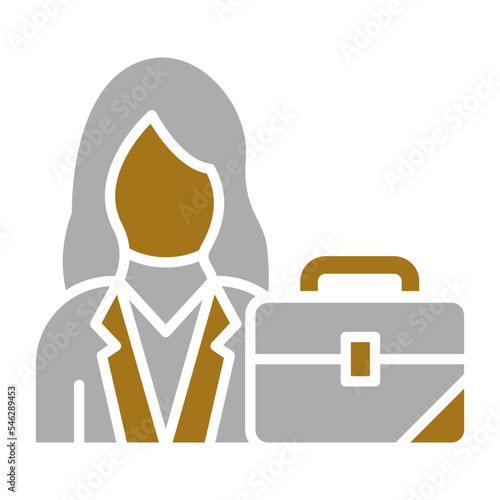Businesswoman Icon Style