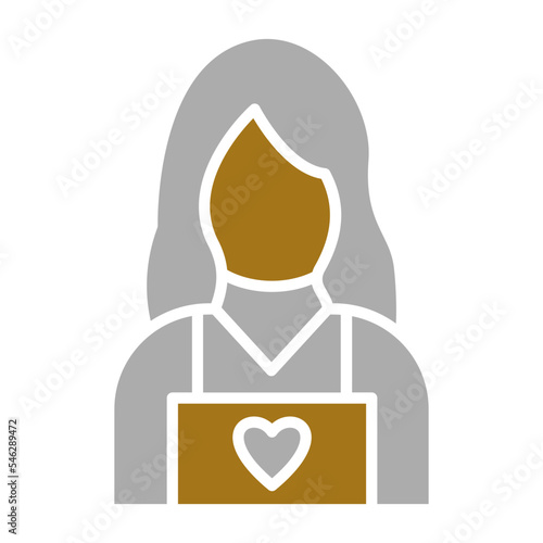 Child Caretaker Icon Style