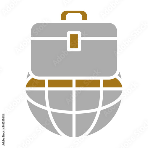 Global Business Icon Style