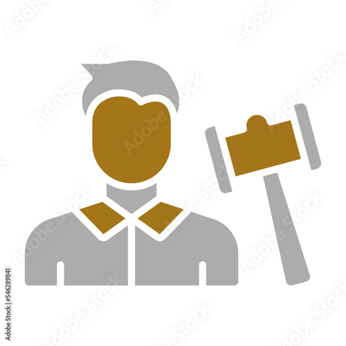 Auctioneer Male Icon Style