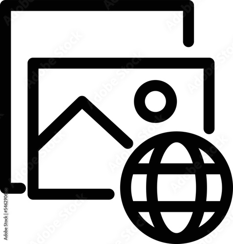 Image server Vector Icon which is suitable for commercial work and easily modify or edit it

