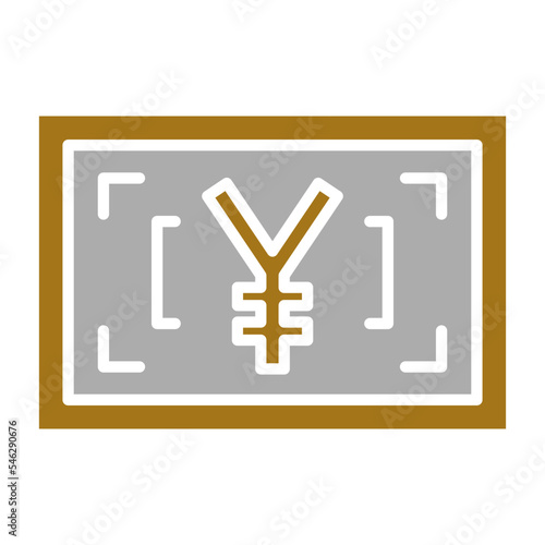 Japanese Yen Icon Style