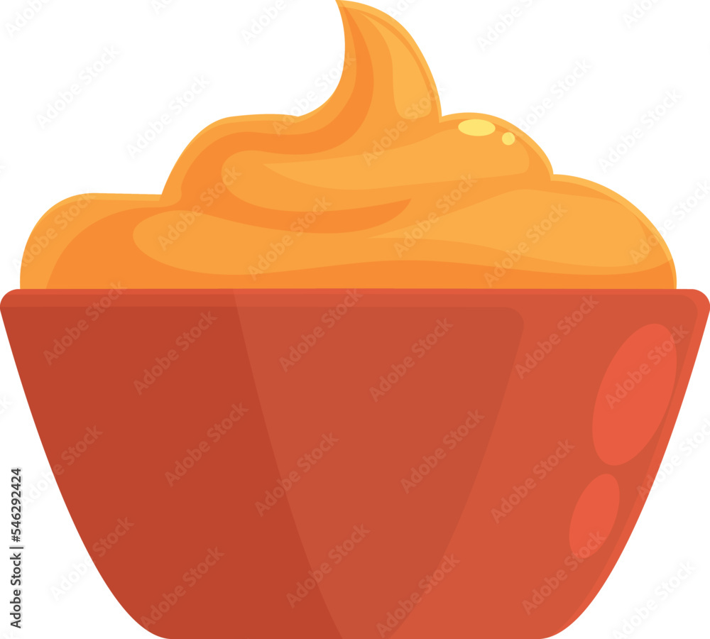 Cupcake butter icon cartoon vector. Peanut caramel. Natural food Cupcake butter icon cartoon vector. Peanut caramel. Natural food