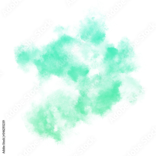 green powder