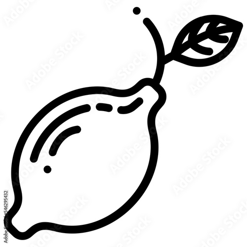 lemon fruit icon