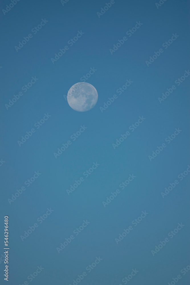 Full moon photography over blue sky Full moon photography over blue sky