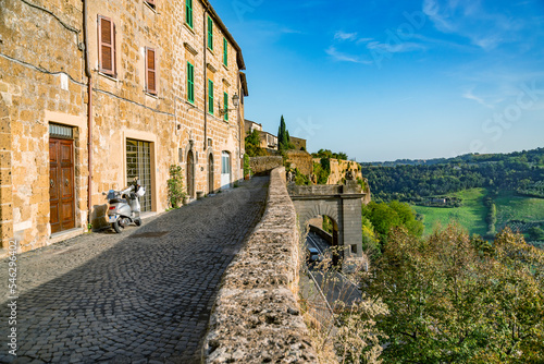 Fototapeta Naklejka Na Ścianę i Meble -  View from of the medieval hill town of Orvieto, Italy