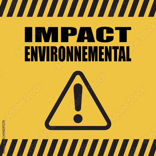 Logo impact environnemental.