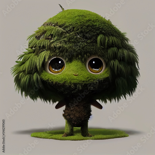 The green alien monster