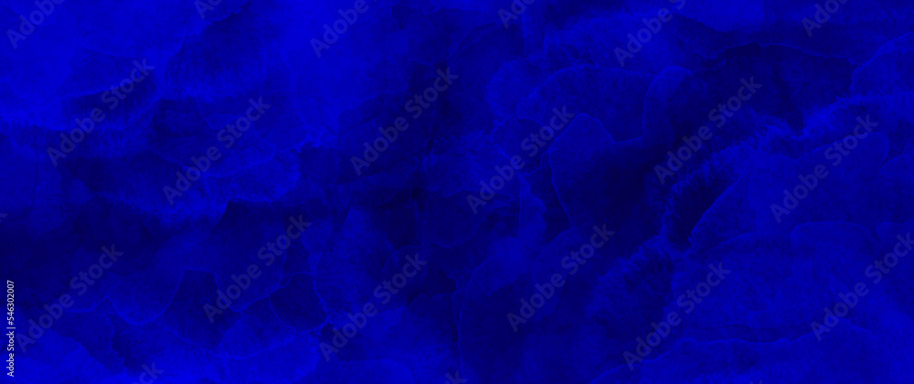 Blue winter watercolor vector art background for cover design, cards