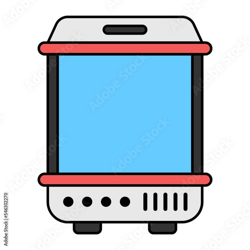 egg hatching machine Concept, Eggs Incubation Device vector color icon design, Poultry farming symbol, Meat or Eggs Production Sign, Protein and farmyard equipment stock illustration