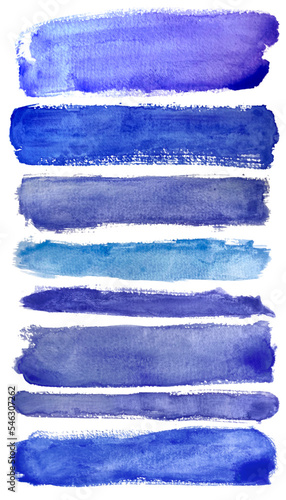 watercolour brushstroke set