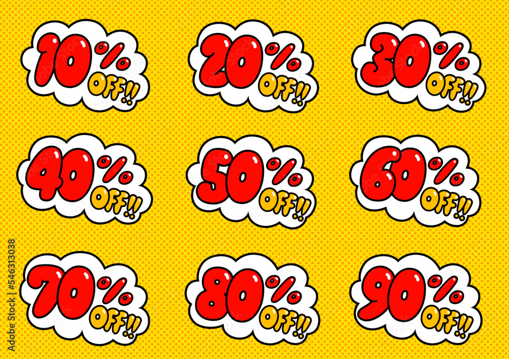 セールアイコン10%〜90%off ポップモコモコ(赤) セールアイコン10%〜90%off ポップモコモコ(赤)