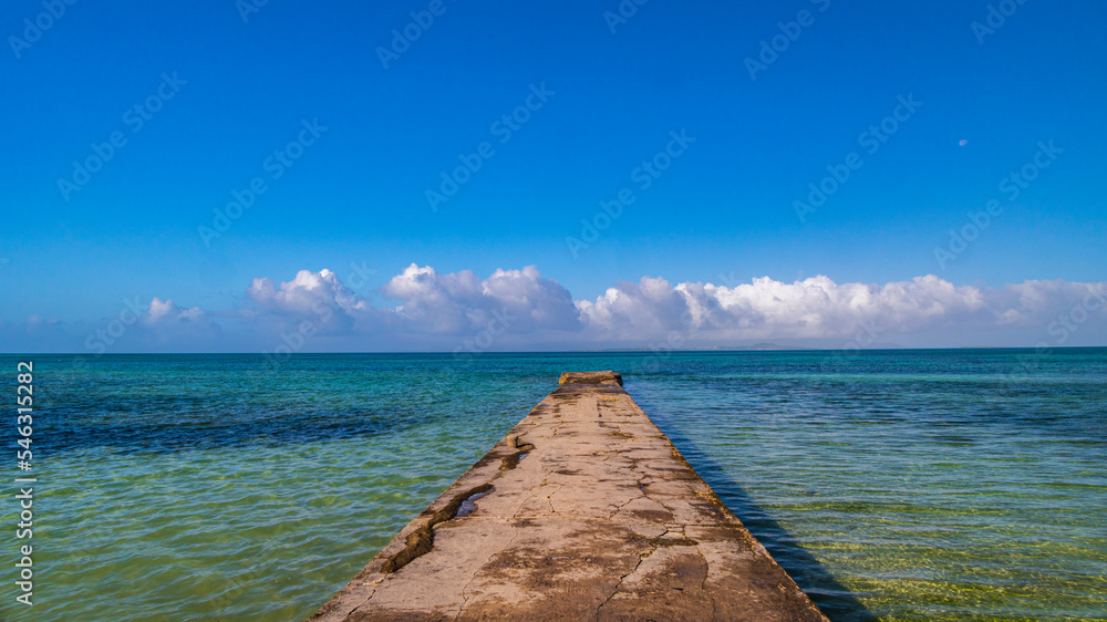 Obraz premium 竹富島 西桟橋 旅行 絶景