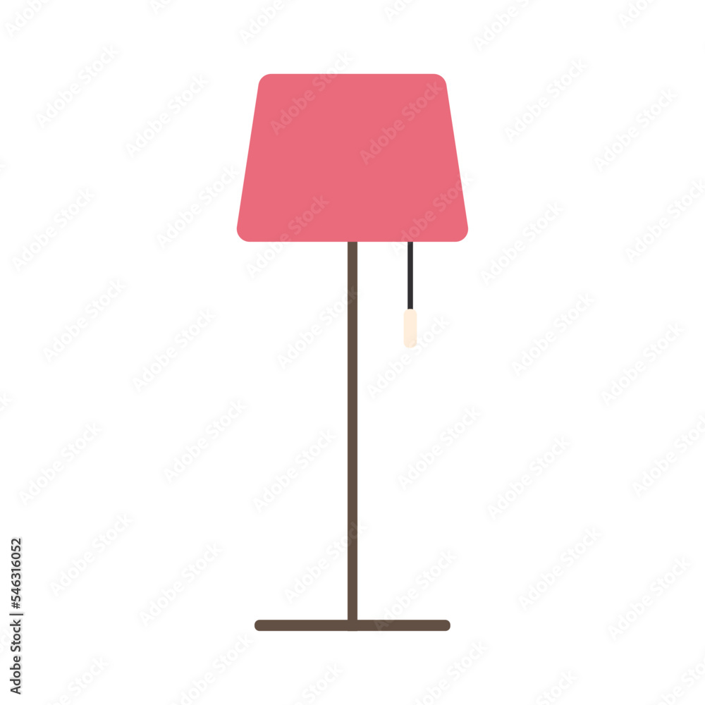 Standing Lamp Vector Illustration Standing Lamp Vector Illustration