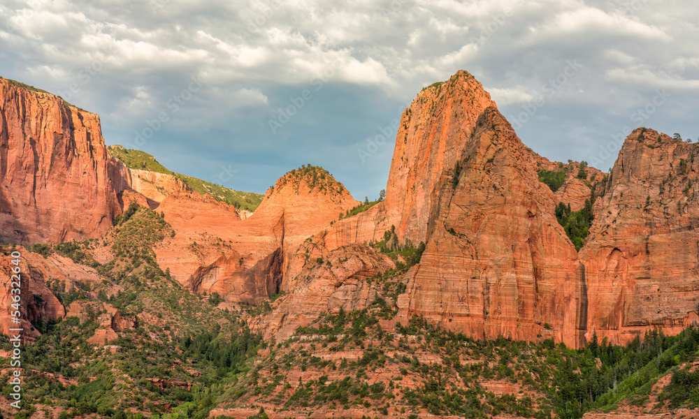 Scenic drive viewpoint at Kolob Canyons, Zion National Park, Utah Scenic drive viewpoint at Kolob Canyons, Zion National Park, Utah