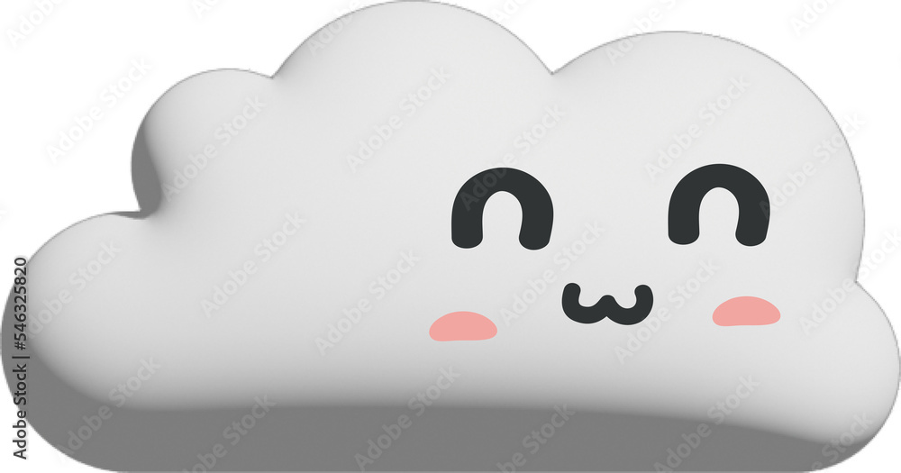 3d cute cloud 3d cute cloud
