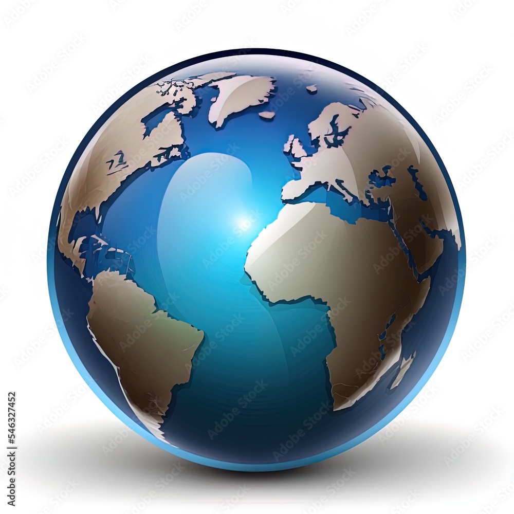 Fototapeta premium Globe symbol Earth icon