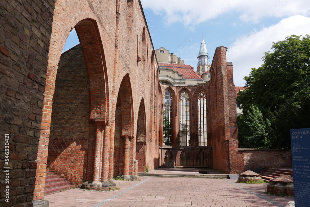 Ruine der Klosterkirche in Berlin