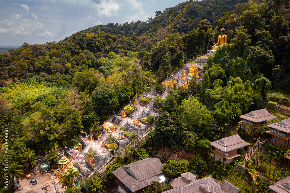 Buddha Mountain temple in Krabi, Thailand