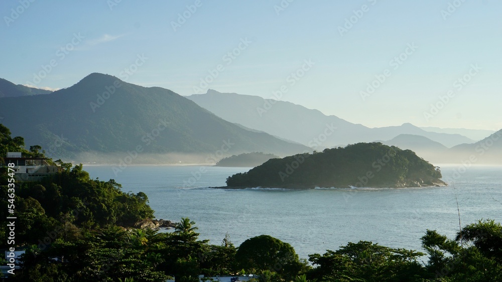 Fototapeta premium Amazing view of Itamambuca Beach in Ubatuba, Brazil