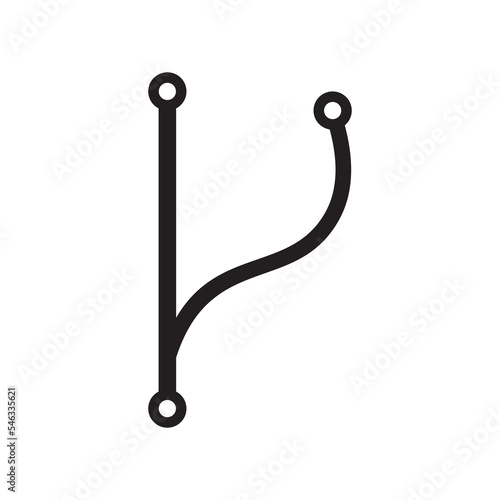git branch route icon symbol	 photo