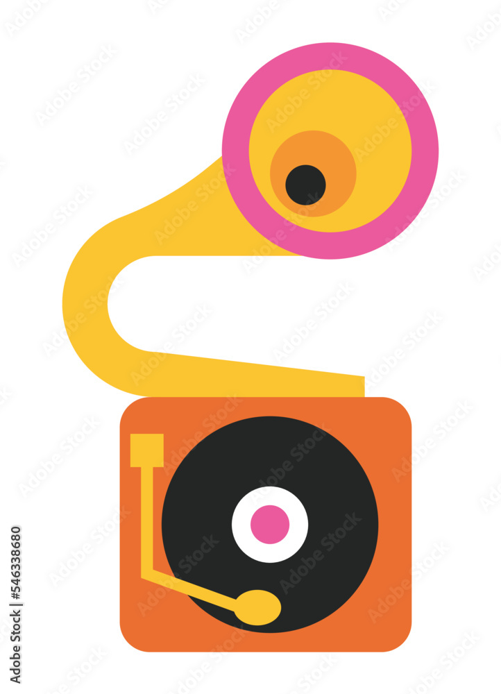 gramophone sound retro device gramophone sound retro device